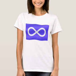 Metis Flag Women's Tee Shirt First Nation T-shirt