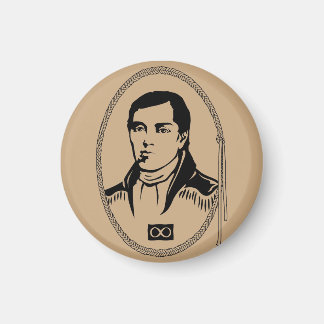 Metis Fridge Magnet Metis Hero Cuthbert Grant Gift