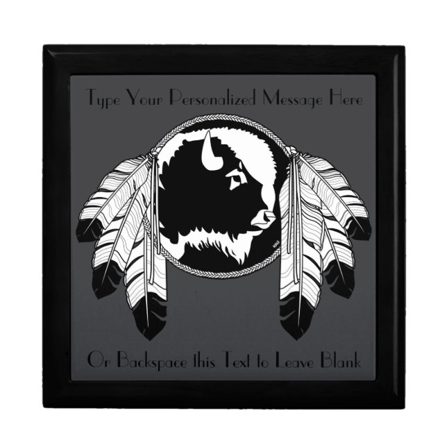 Metis Gift Box Custom Spiritual Animal Jewelry Box (Front)