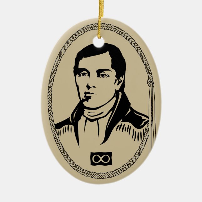 Metis Hero Ornament Personalized Metis Decoration (Front)