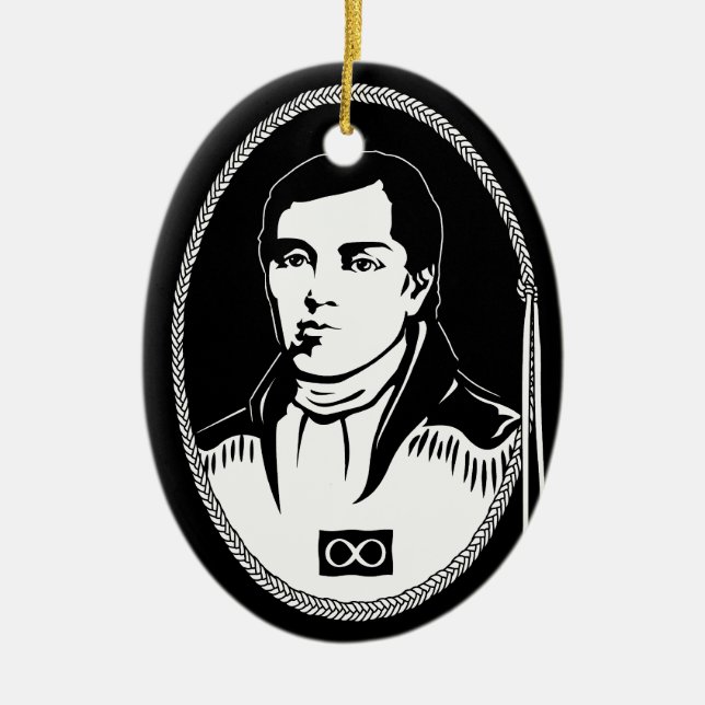 Metis Hero Ornament Personalized Metis Decoration (Front)