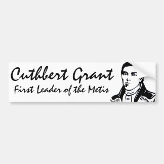 Metis Nation Bumper Sticker Cuthbert Grant Sticker