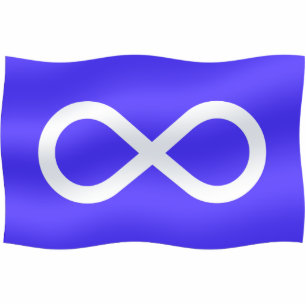 Metis Nation Flag Key Chain & Gifts Cutout
