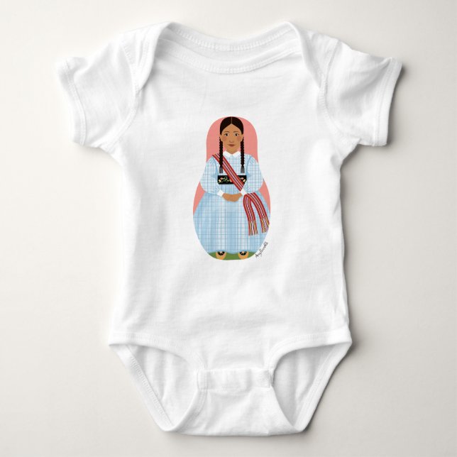 Métis Nation of Canada Matryoshka Baby Bodysuit (Front)