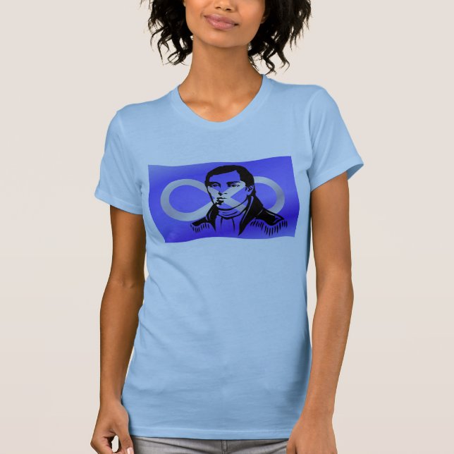 Metis Nation Shirt Cuthbert Grant Metis Ladies Shi (Front)