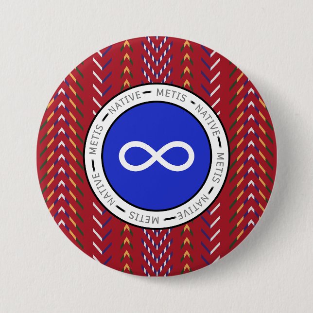 Métis Native Art Button (Front)