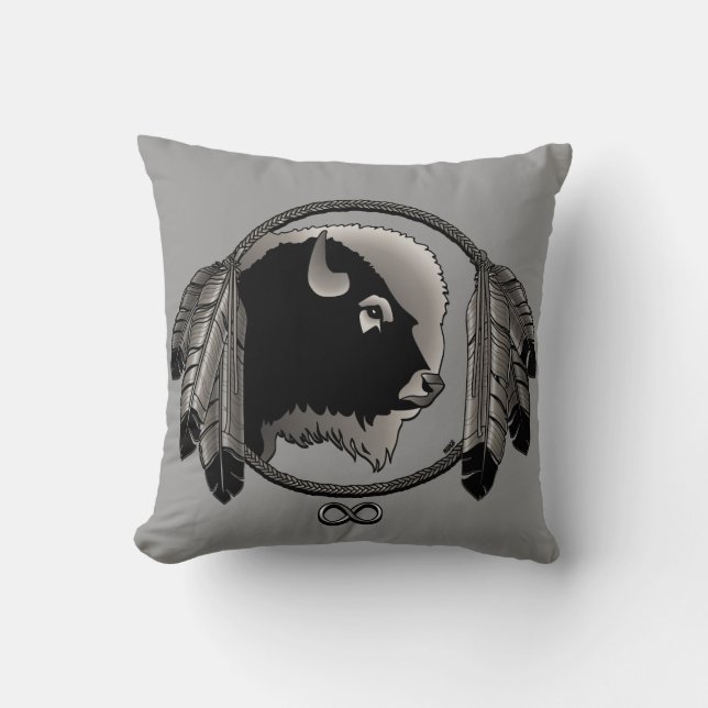 Metis Pillow Personalized Native Art Pillows (Front)