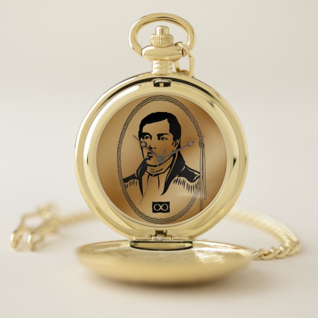 Metis Pocket Watch Metis Cuthbert Grant Watch (Inside)