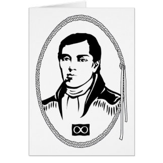 Metis Pride Cards Personalized Cuthbert Grant Card