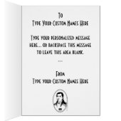 Metis Pride Cards Personalized Cuthbert Grant Card (Inside (Right))