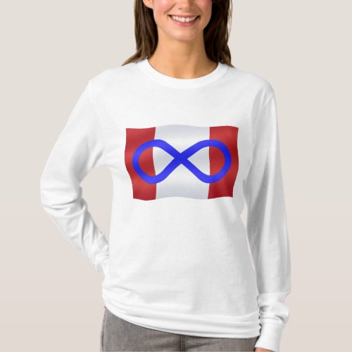 Metis Pride First Nations Metis Womens T_shirts