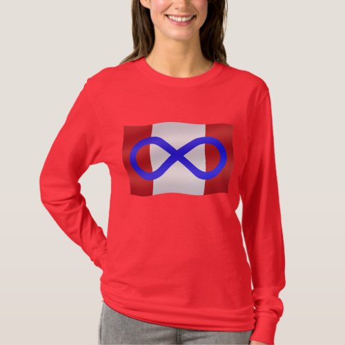 Metis Pride First Nations Metis Womens T_shirts