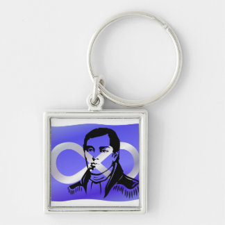 Metis Pride Keychain Metis Leader Cuthbert Grant