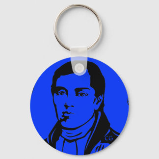 Metis Pride Keychain Metis Leader Cuthbert Grant