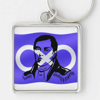 Metis Pride Keychain Metis Leader Cuthbert Grant