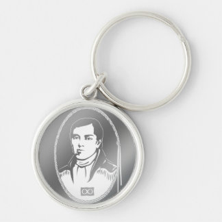 Metis Pride Keychain Metis Leader Cuthbert Grant