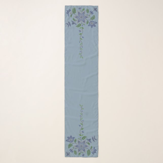 Metis Scarves Native Beading Art Scarves (Front)