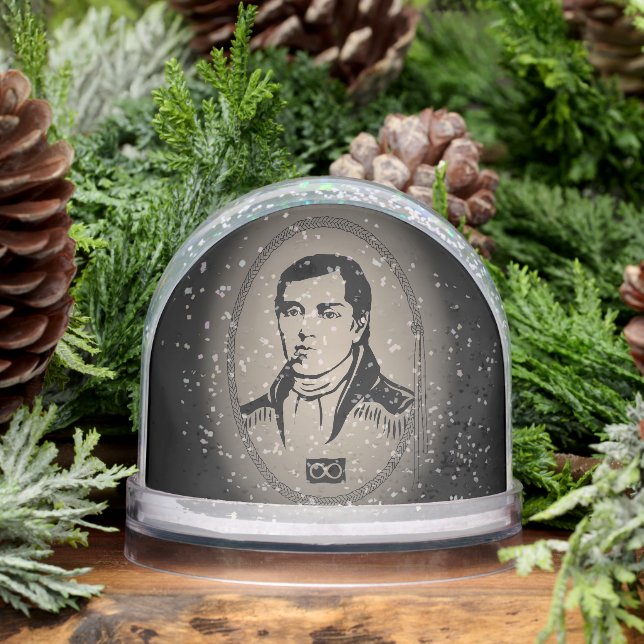 Metis Snow Globe Personalized Cuthbert Grant Gifts (Winter)