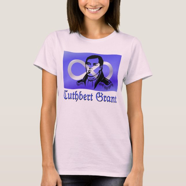 Metis T-Shirt Women's Organic Cuthbert Grant Shirt (Front)
