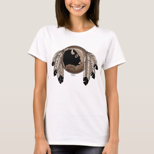 Metis T_shirts Womens Native Wildlife Art Shirts