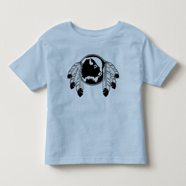 Metis Toddler Shirt Native Wildlife Art Baby Shirt (Front)