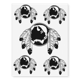Metis Wildlife Temporary Tattoo Native Skin Art