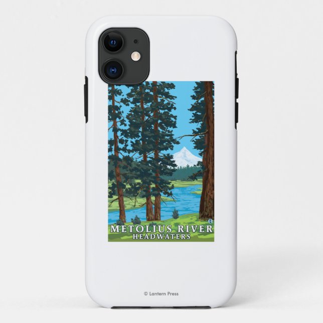 Metolius River Headwaters, Oregon Case-Mate iPhone Case (Back)
