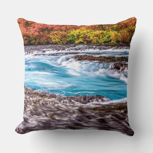 Metolius River Sisters Oregon Throw Pillows