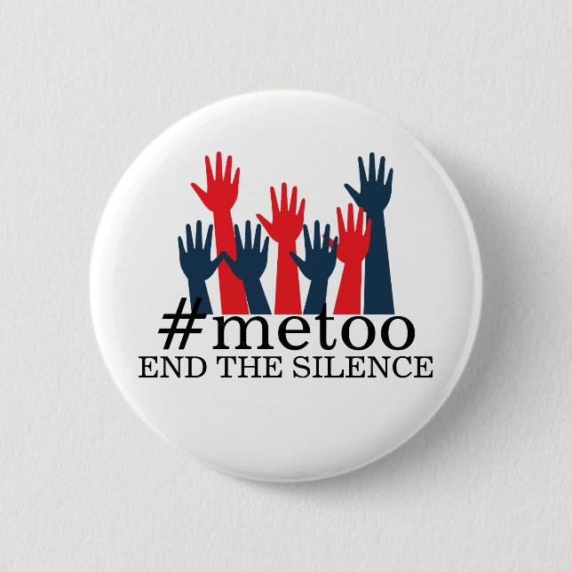 METOO | END THE SILENCE WOMEN'S MARCH BUTTON (Front)