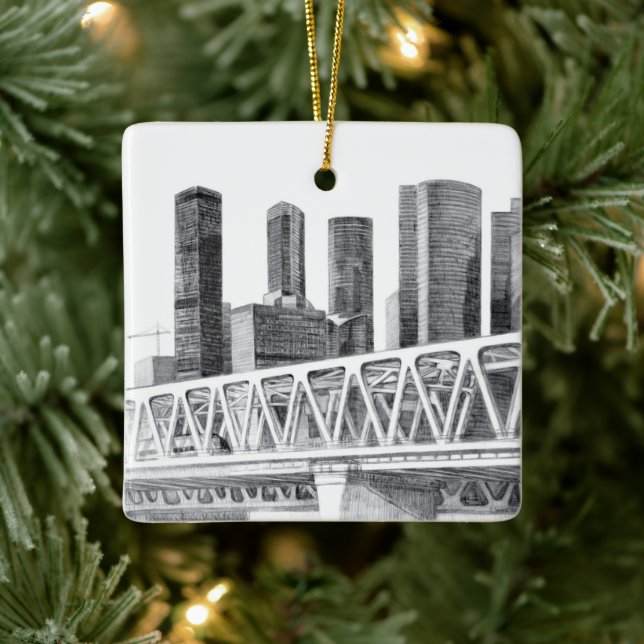Metro bridge ceramic ornament (Tree)