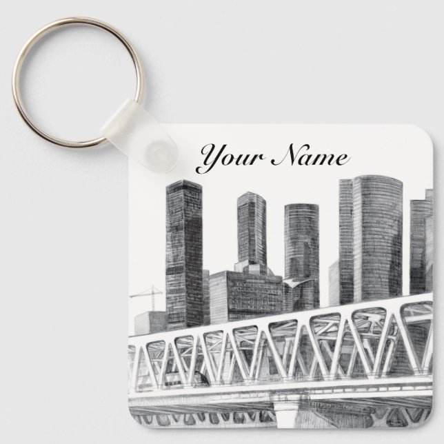 Metro bridge keychain (Front)