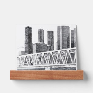 Metro bridge picture ledge
