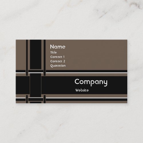 Metro Business Card Template