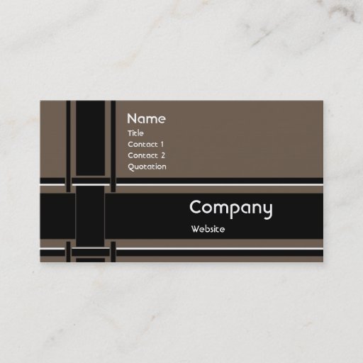 Customizable Metro Business Card Template