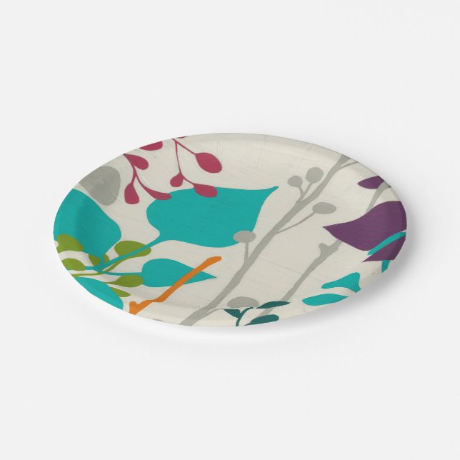 Metro Garden III Paper Plates (Angled)