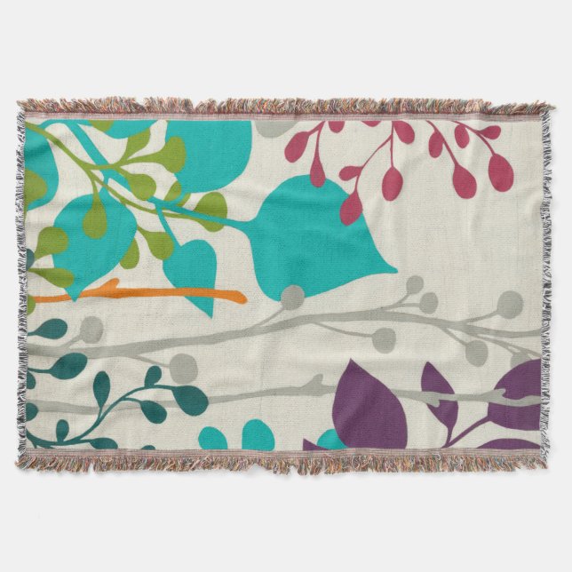 Metro Garden III Throw Blanket (Front)