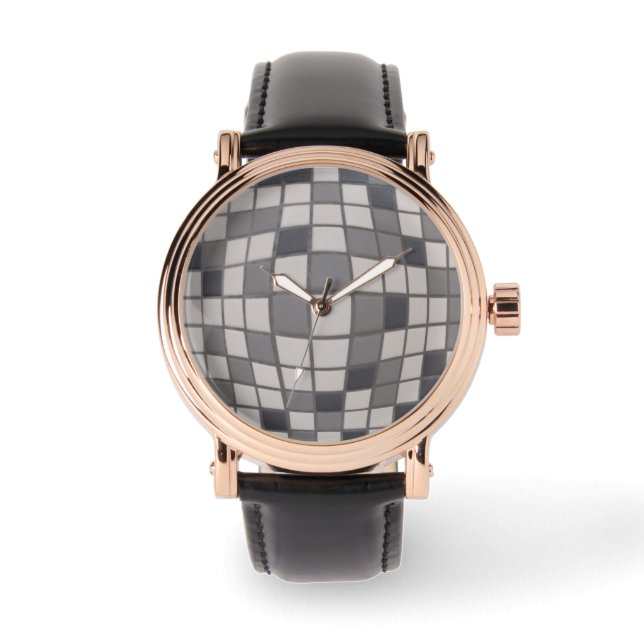 METRO | leather men's watch | m3galleryStudio (Front)