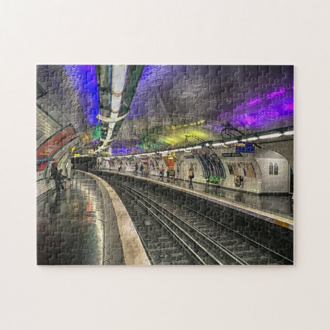 Metro Paris. Jigsaw Puzzle (Horizontal)