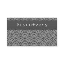 Metro Retro Business Card, Classic Gray
