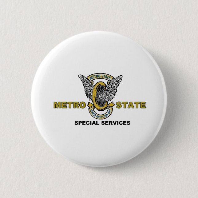 Metro-State Special Services Button (Front)