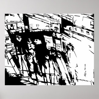 METRO STATION POSTER