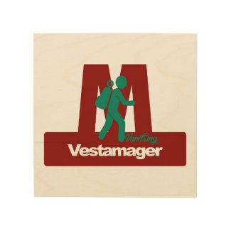 Metro Vestamager - vandring Wood Print