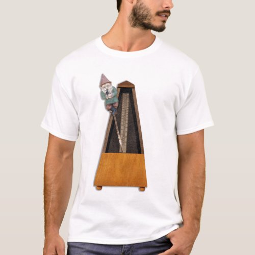 Metrognome Swingin Gnome  _  Front Only T_Shirt