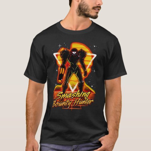 Metroid Dread Samus Retro Design graphic T_Shirt