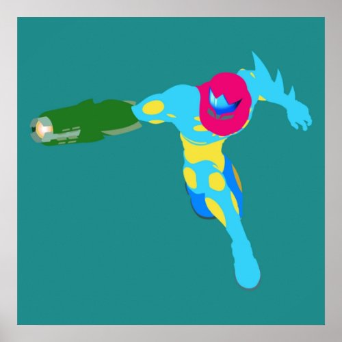 Metroid Fusion Fusion Suit Samus Poster