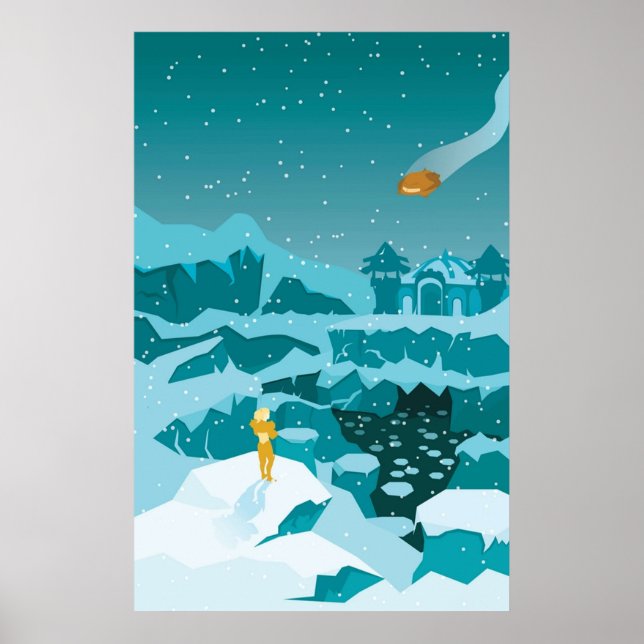 Metroid Prime Phendrana Drifts Poster (Front)