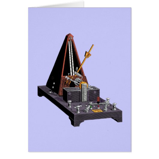 Metronome - Vintage Illustration (Front)