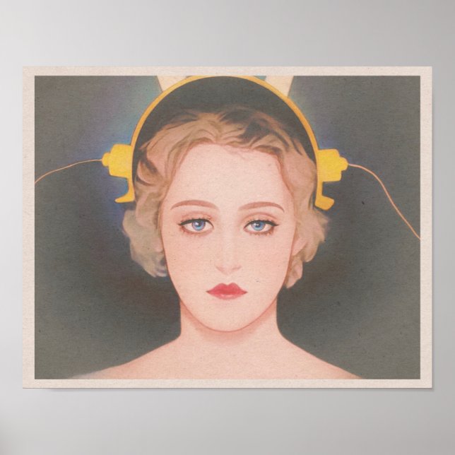 Metropolis (1927) - Maria and The Machine Art Poster (Front)