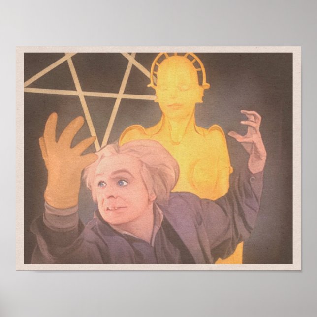 Metropolis (1927) - The Inventor's Revelation Poster (Front)