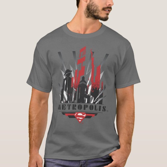Metropolis Art Deco T-Shirt (Front)